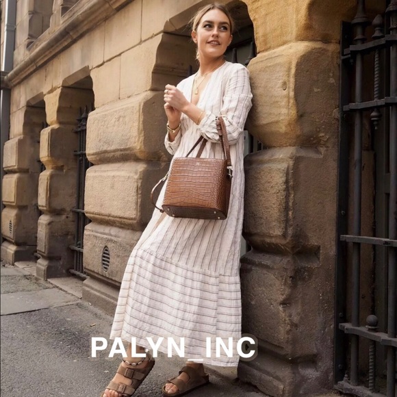 ❤️❤️ZARA STRIPED PRINT TUNIC DRESS ROOMY RUFFLE - Picture 6 of 8